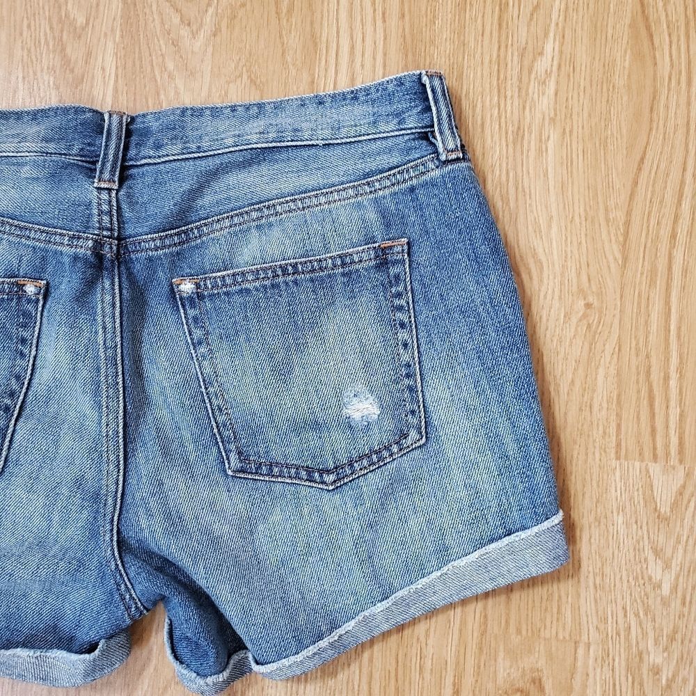 Crew Cuffed Denim Shorts size 27 - Picture 7 of 13